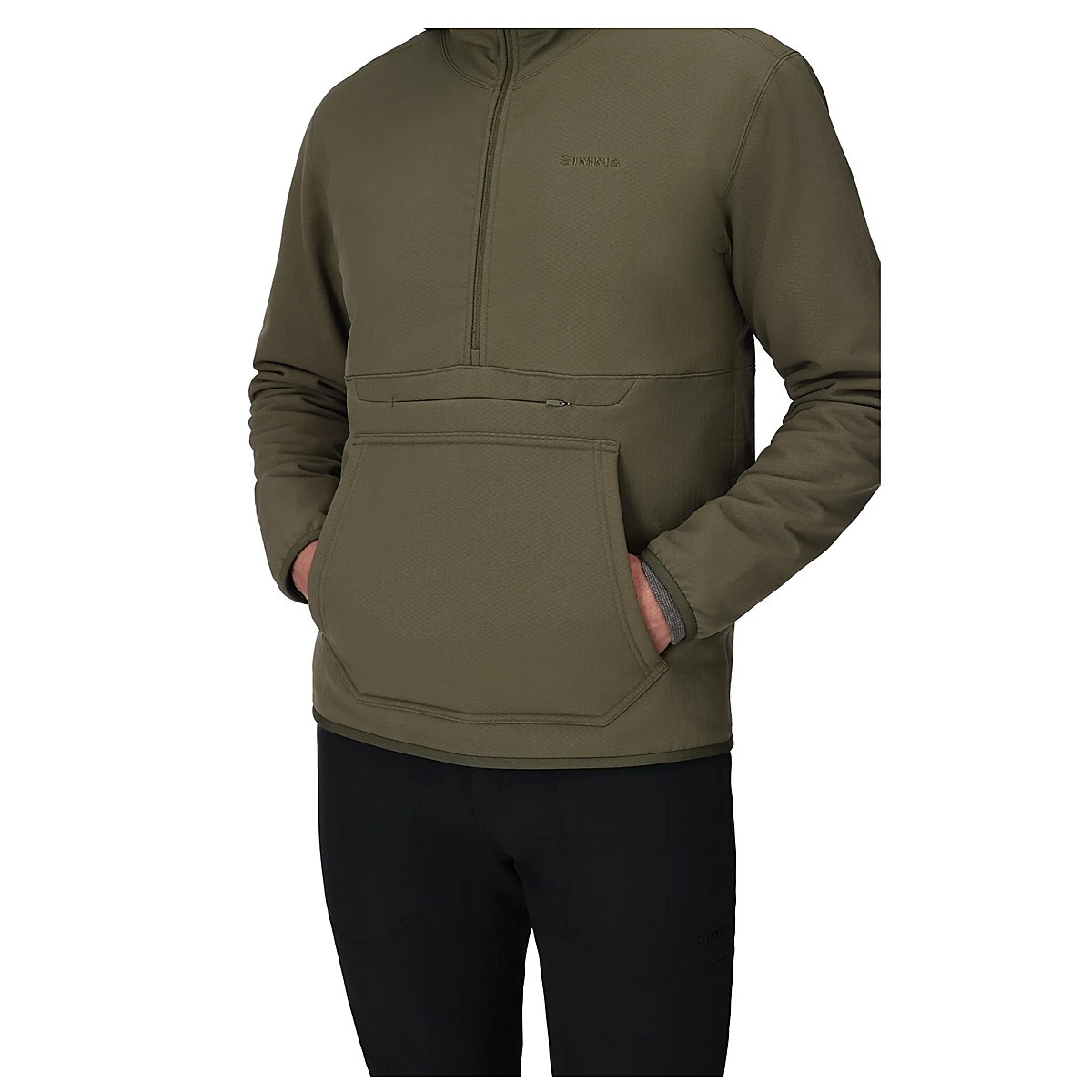 Худи Simms Strata 330 Half-Zip Hoody Loden M фото 4