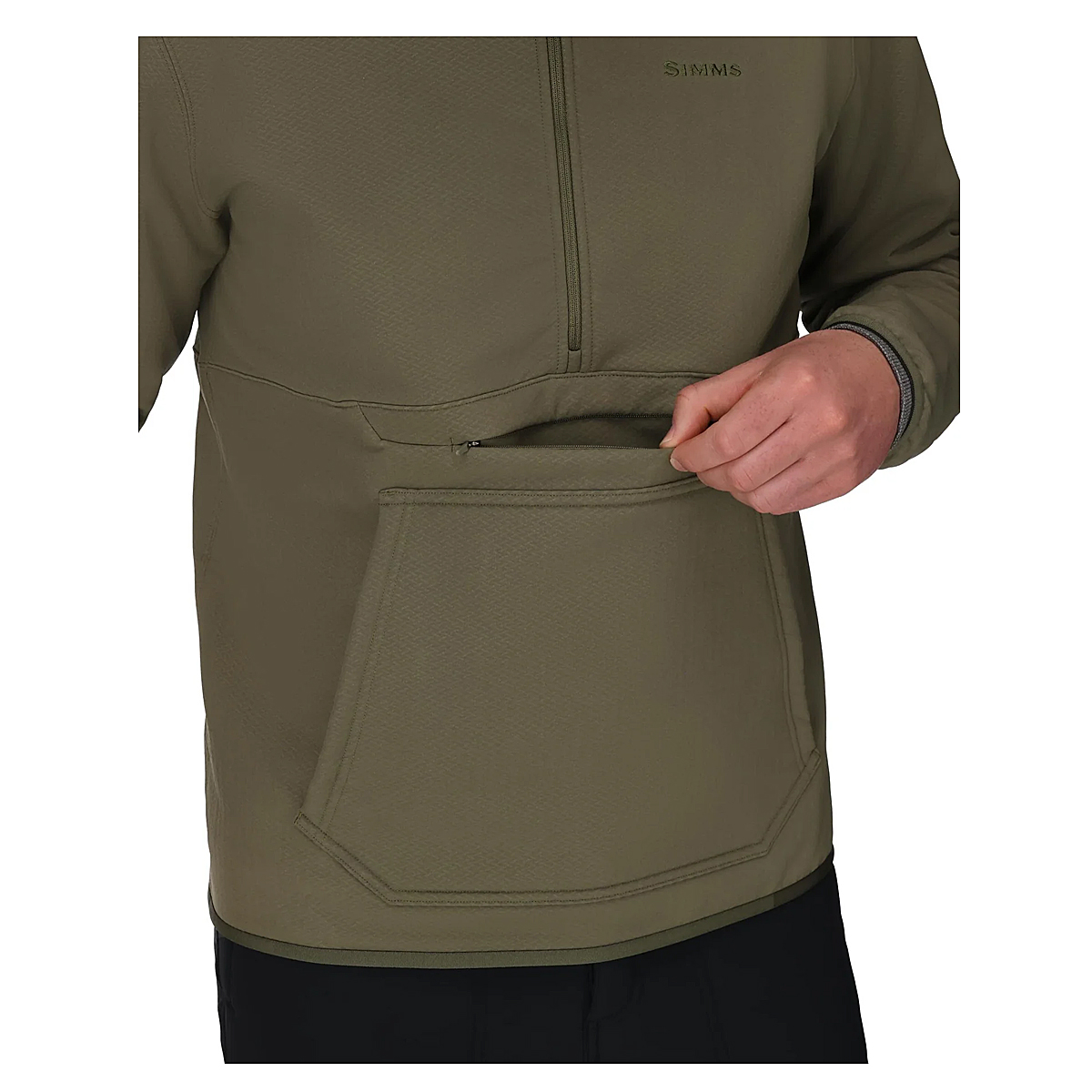 Худі Simms Strata 330 Half-Zip Hoody Loden XL фото 5
