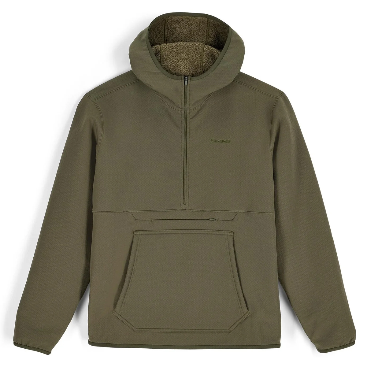 Худи Simms Strata 330 Half-Zip Hoody Loden XXL фото 2