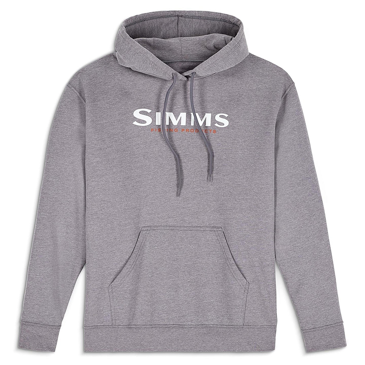 Худи Simms Logo Hoody Grey Heather S фото 2