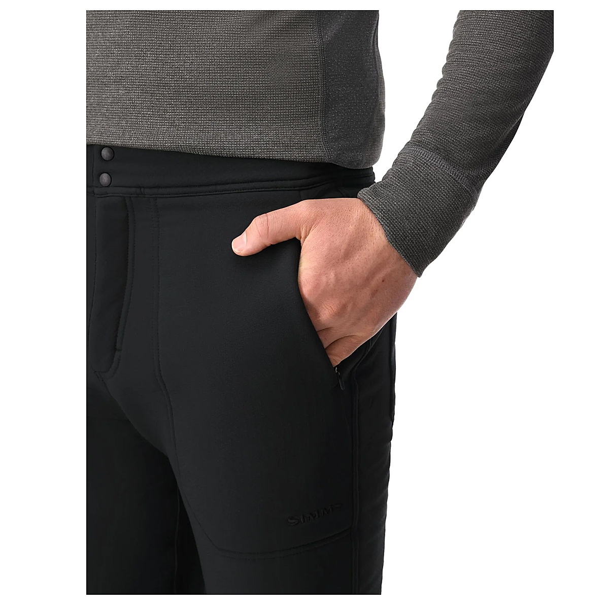 Штани Simms Strata 330 Bottom Black XXL фото 5