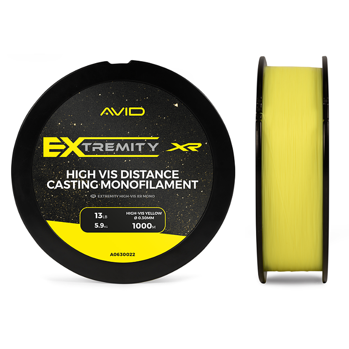 Жилка Avid Carp Extremity Hi-Vis XR Mono 0.30mm 5.9kg 1000m