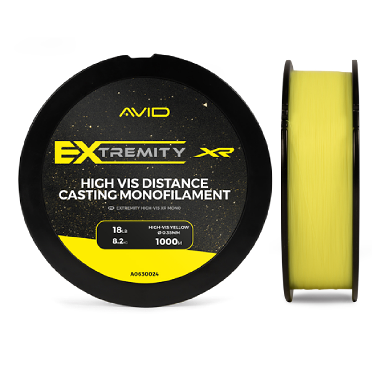 Жилка Avid Carp Extremity Hi-Vis XR Mono 0.35mm 8.2kg 1000m