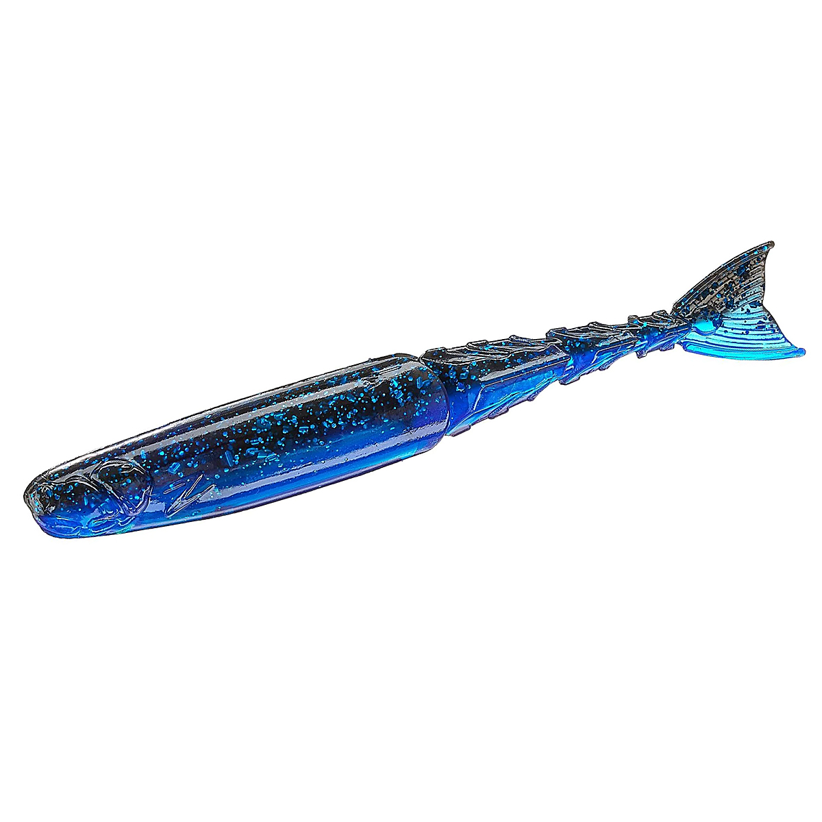 Плавающий силикон ZMAN Chattershad 3.5" 5pc #Black/Blu