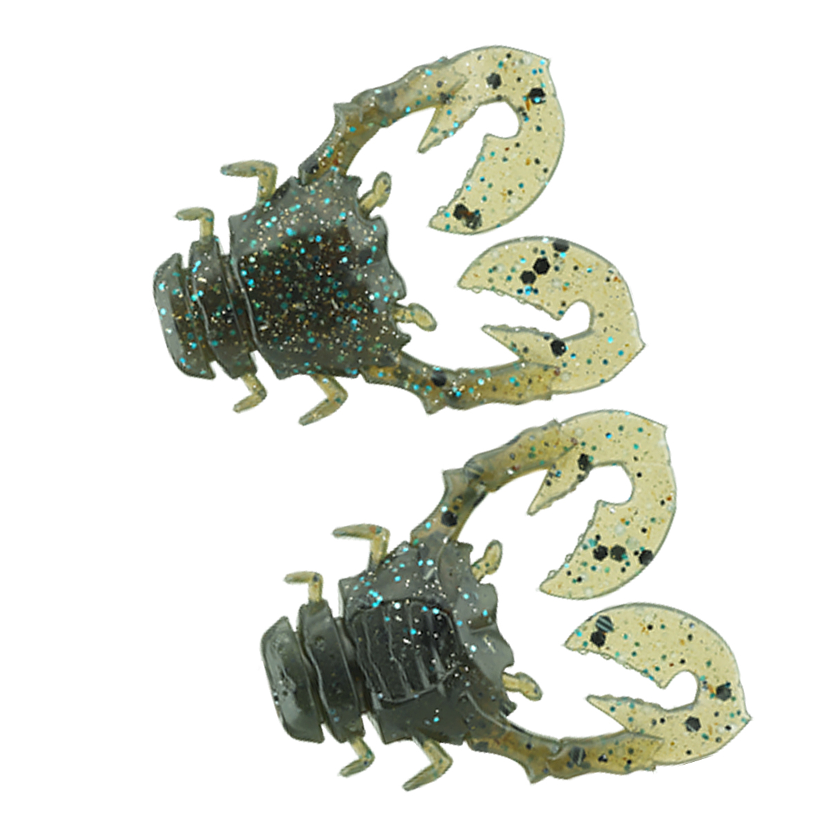 Силикон Jackall Chibi Chinu Kani 1" 6pcs #UV Turtle Jako