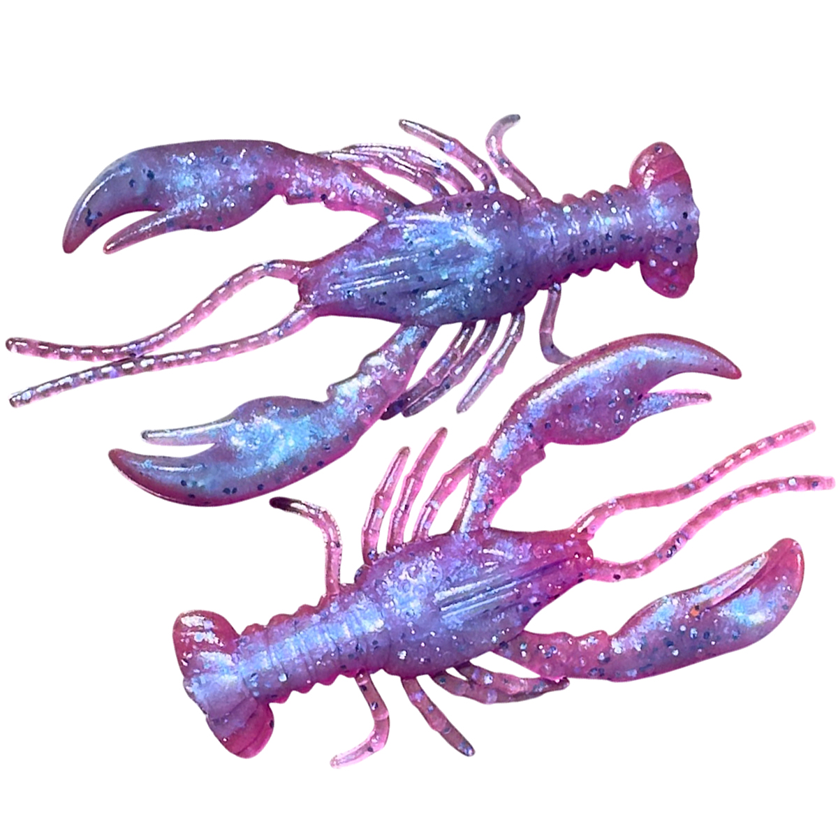 Силікон Angry Baits Kraken 3.6" 4pc #51 Clear Morning Dawn UV