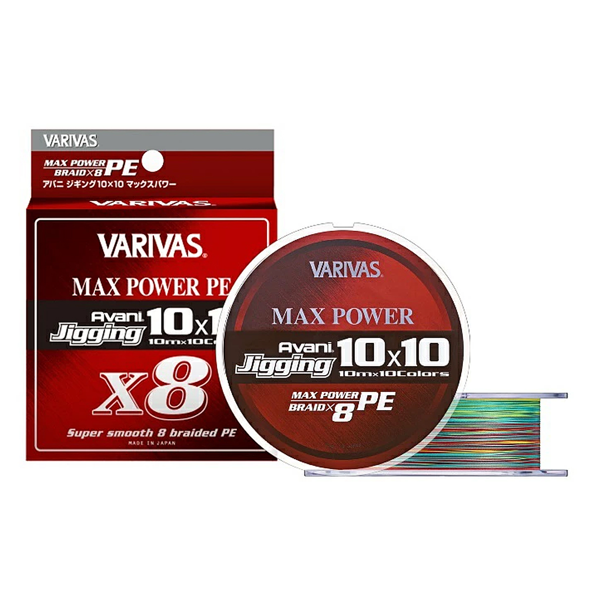 Шнур Varivas Jigging 10x10 Max Power PE X8 600m 64LB 28.8kg 0.33mm #4