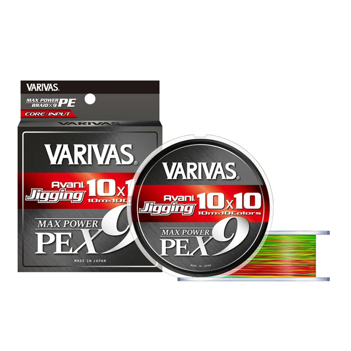 Шнур Varivas Avani Jigging Max Power X9 10*10 Multicolor 400m 30.84kg 0.330mm #4.0