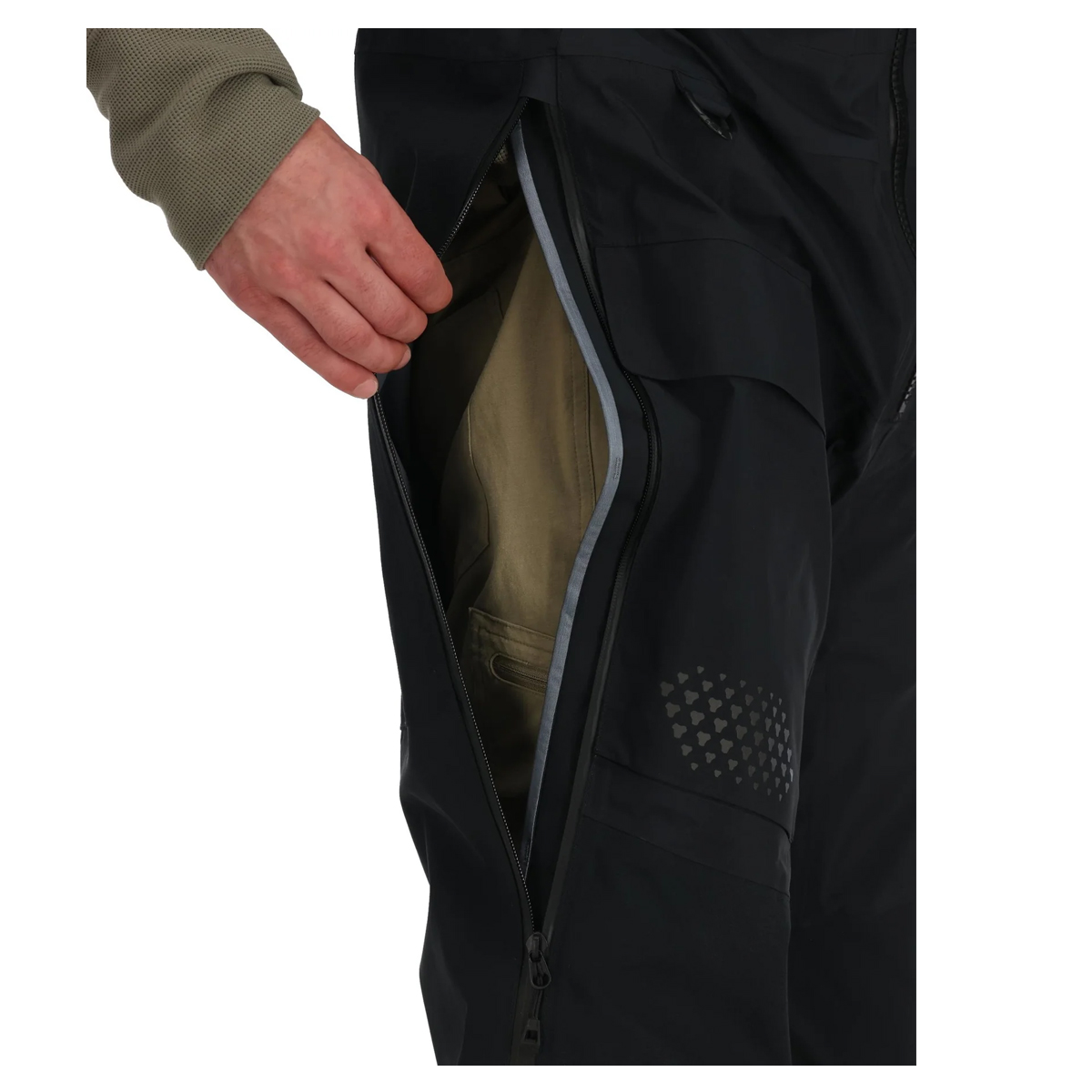 Комбінезон Simms ProDry GORE-TEX Bib New Black XL фото 4