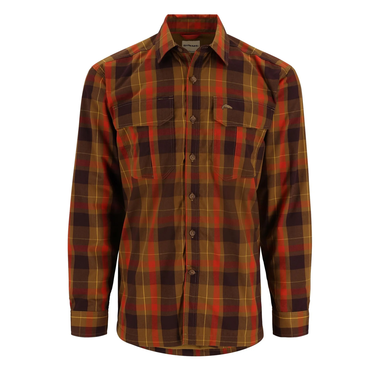 Сорочка Simms ColdWeather Shirt Bronzeback Logan Plaid M фото 2