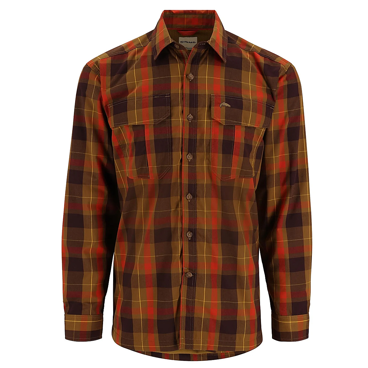 Сорочка Simms ColdWeather Shirt Bronzeback Logan Plaid L