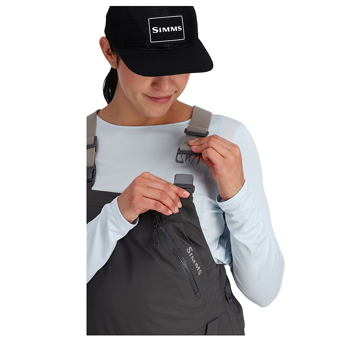 Комбинезон женский Simms Wms Challenger Bib Slate L фото 3