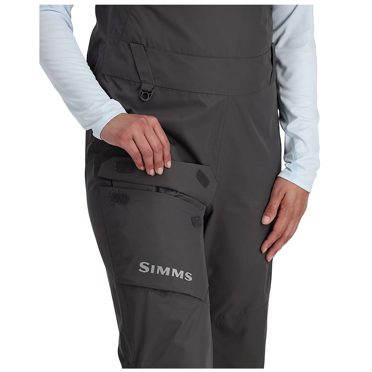 Комбинезон женский Simms Wms Challenger Bib Slate L фото 4