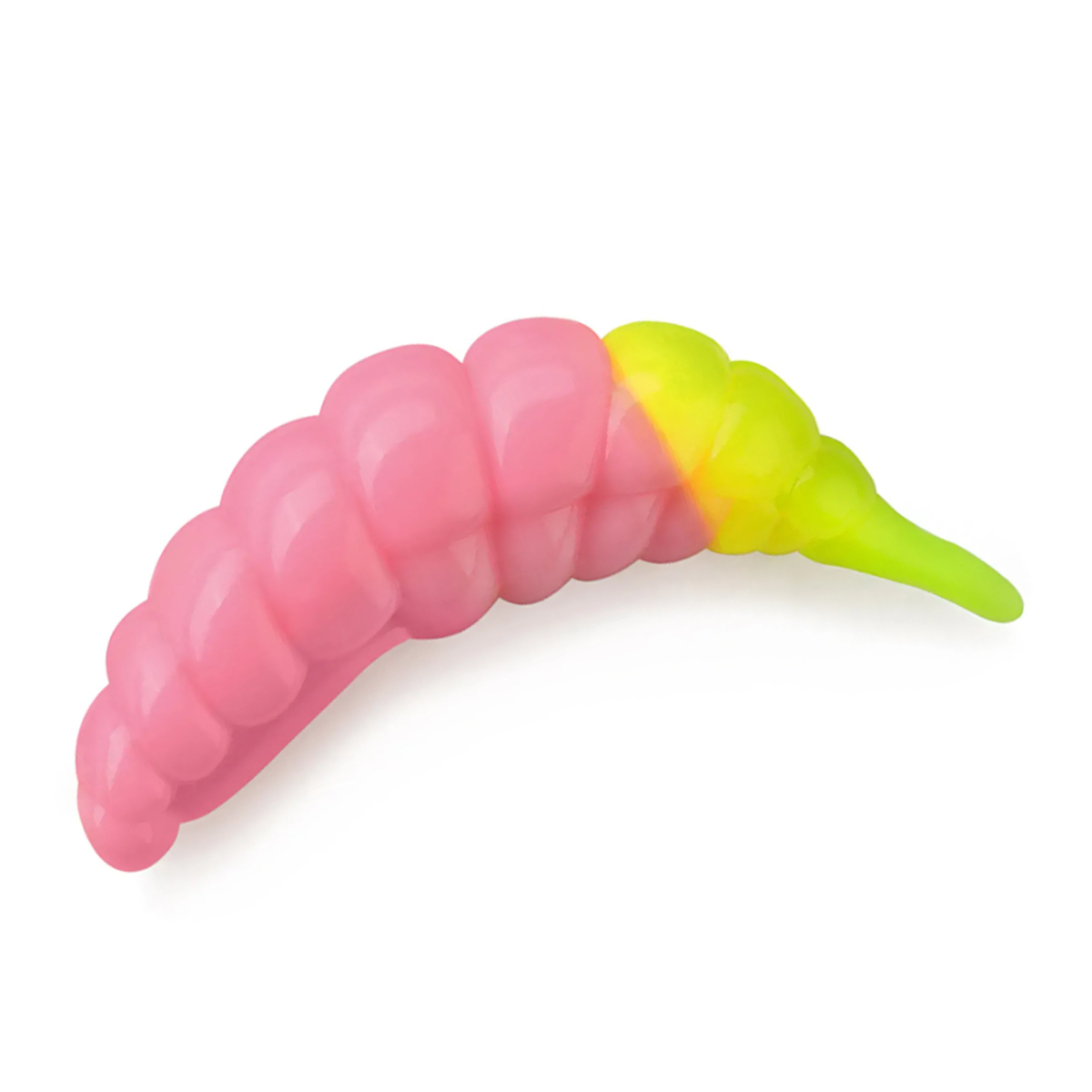 Силикон FishUp Ozi Cheese 1.2" 10pc #133 Bubble Gum/Hot Chartreuse