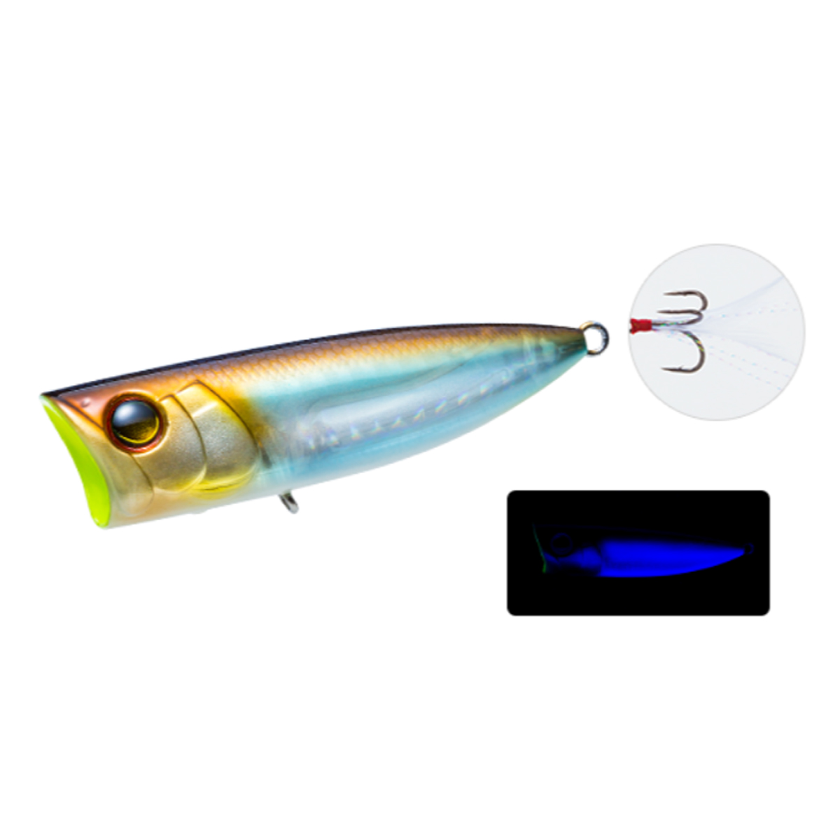 Воблер Duel Hardcore La Tour Pop 70F 70mm 10.5g #KBGS