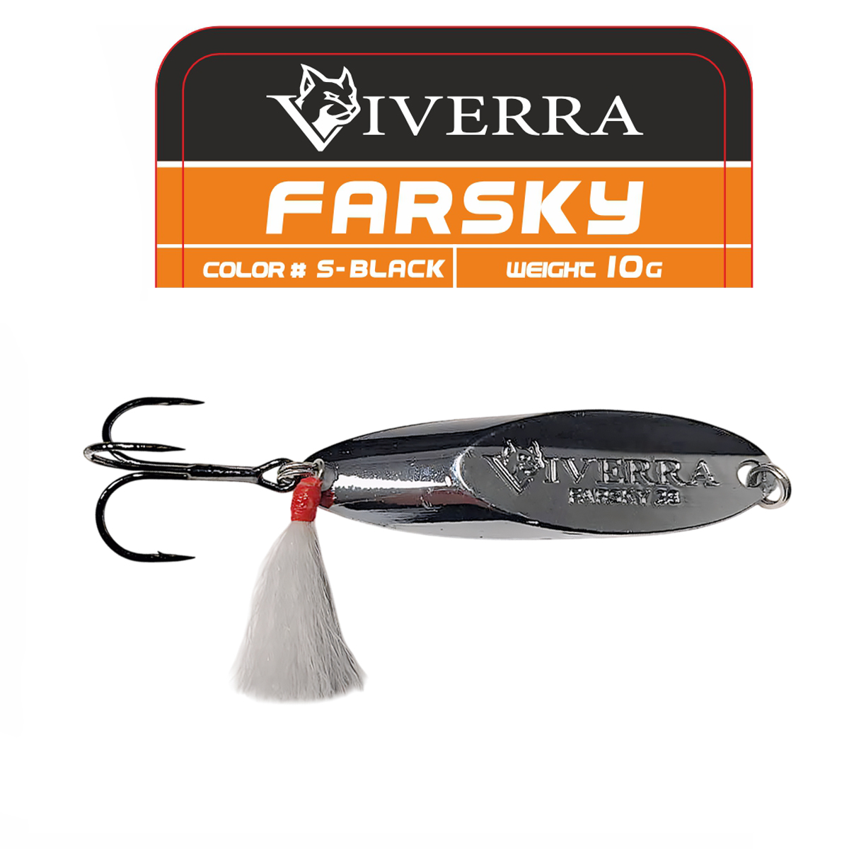 Кастмастер Viverra FARSKY 10g Black-Silver