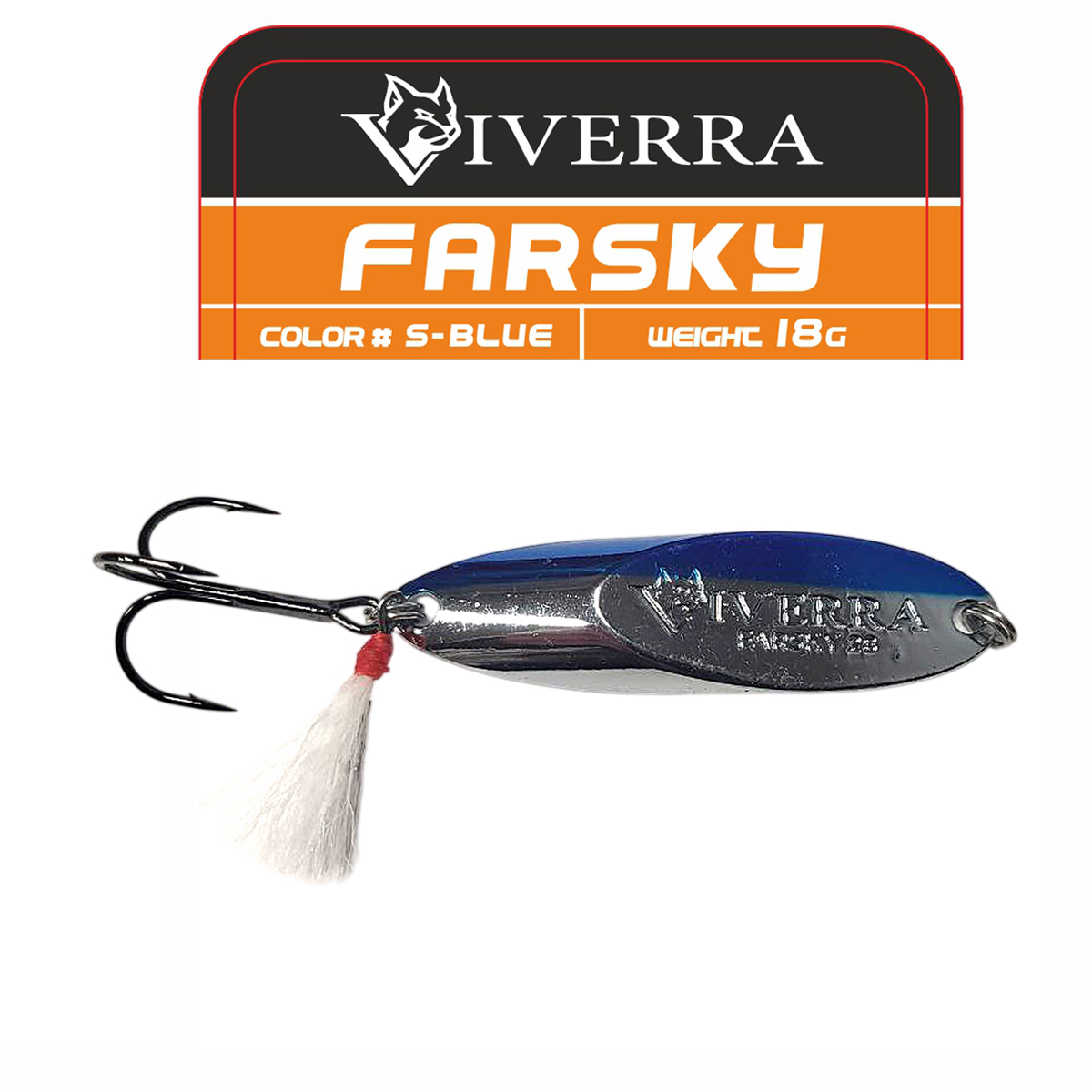 Кастмастер Viverra FARSKY 18g Blue-Silver