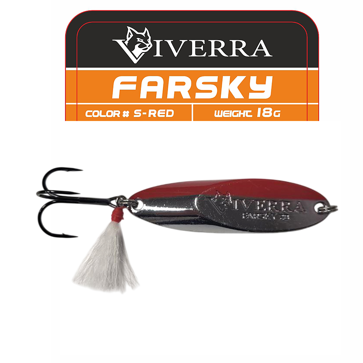 Кастмастер Viverra FARSKY 18g Red-Silver