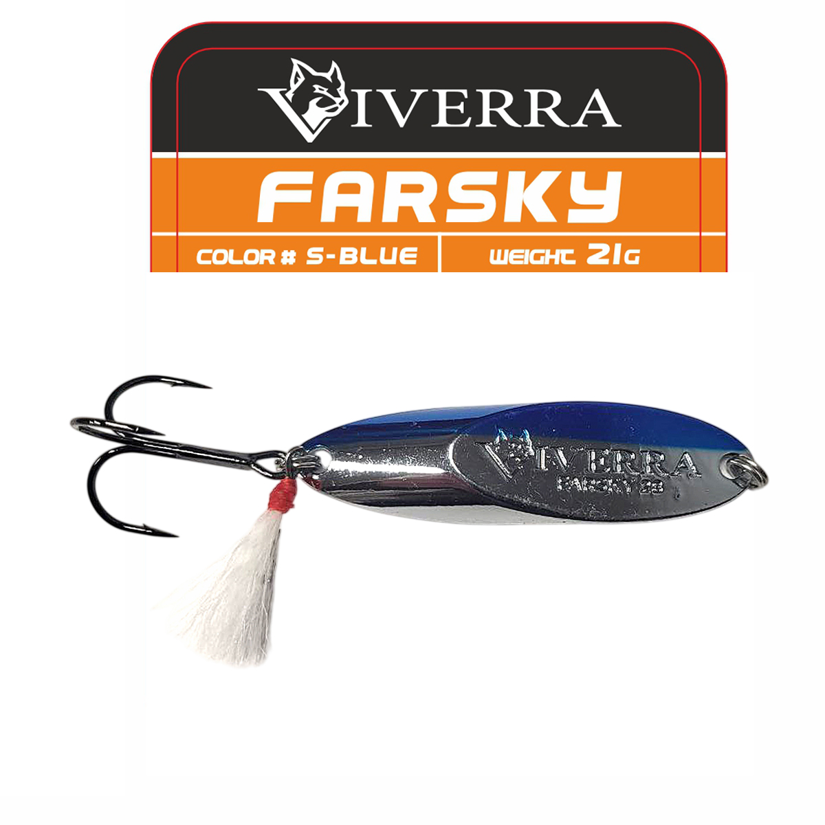 Кастмастер Viverra FARSKY 21g Blue-Silver