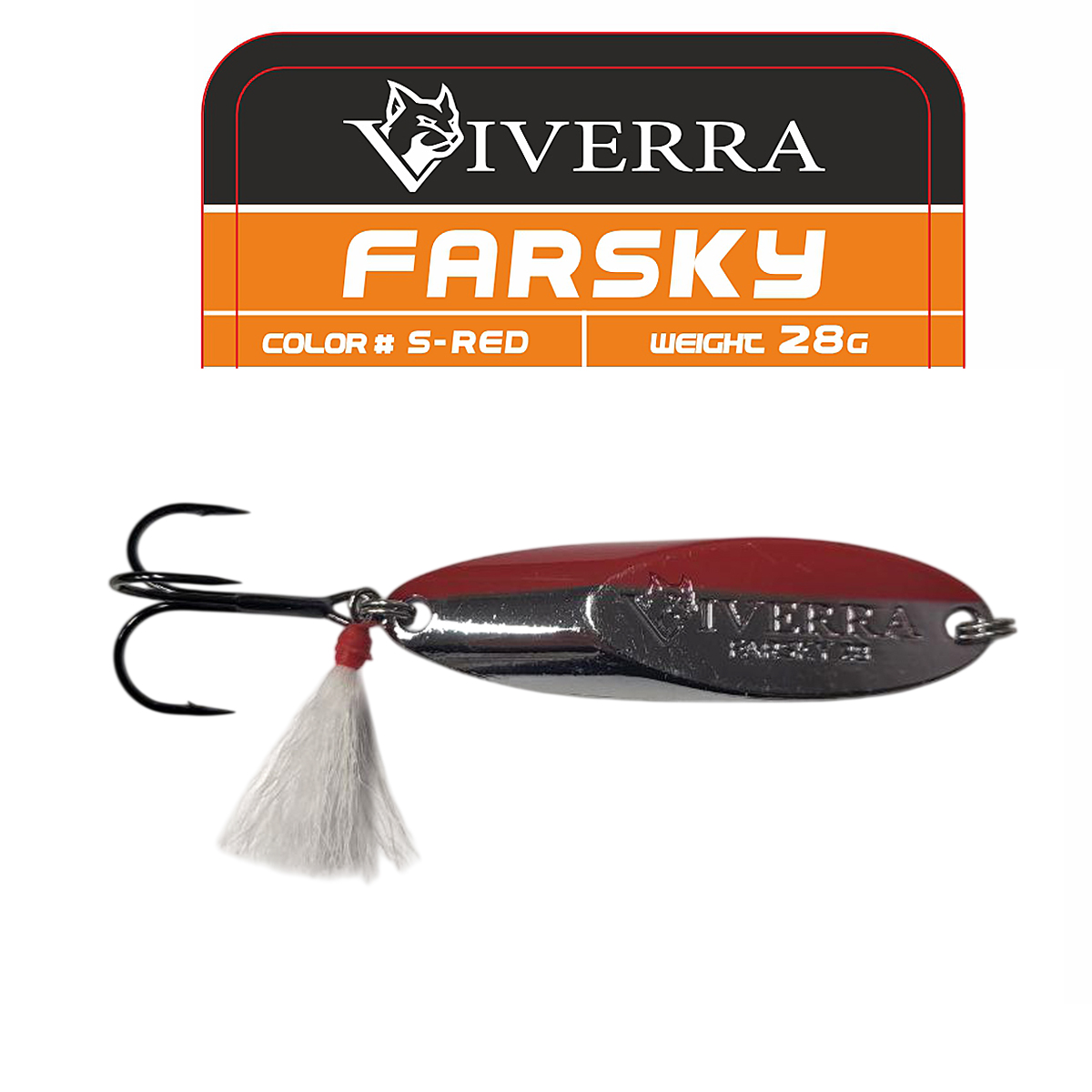 Кастмастер Viverra FARSKY 28g Red-Silver