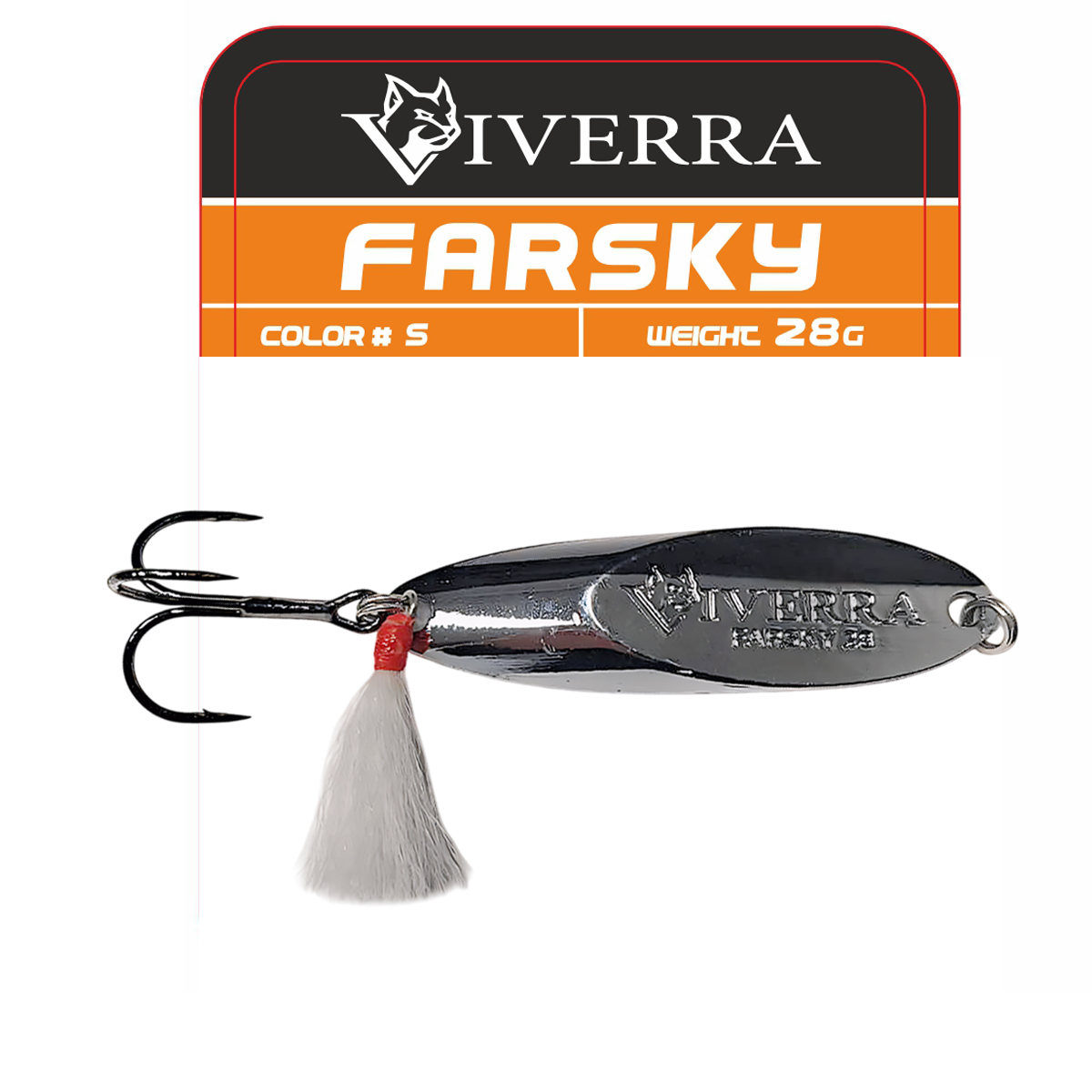 Кастмастер Viverra FARSKY 28g Black-Silver