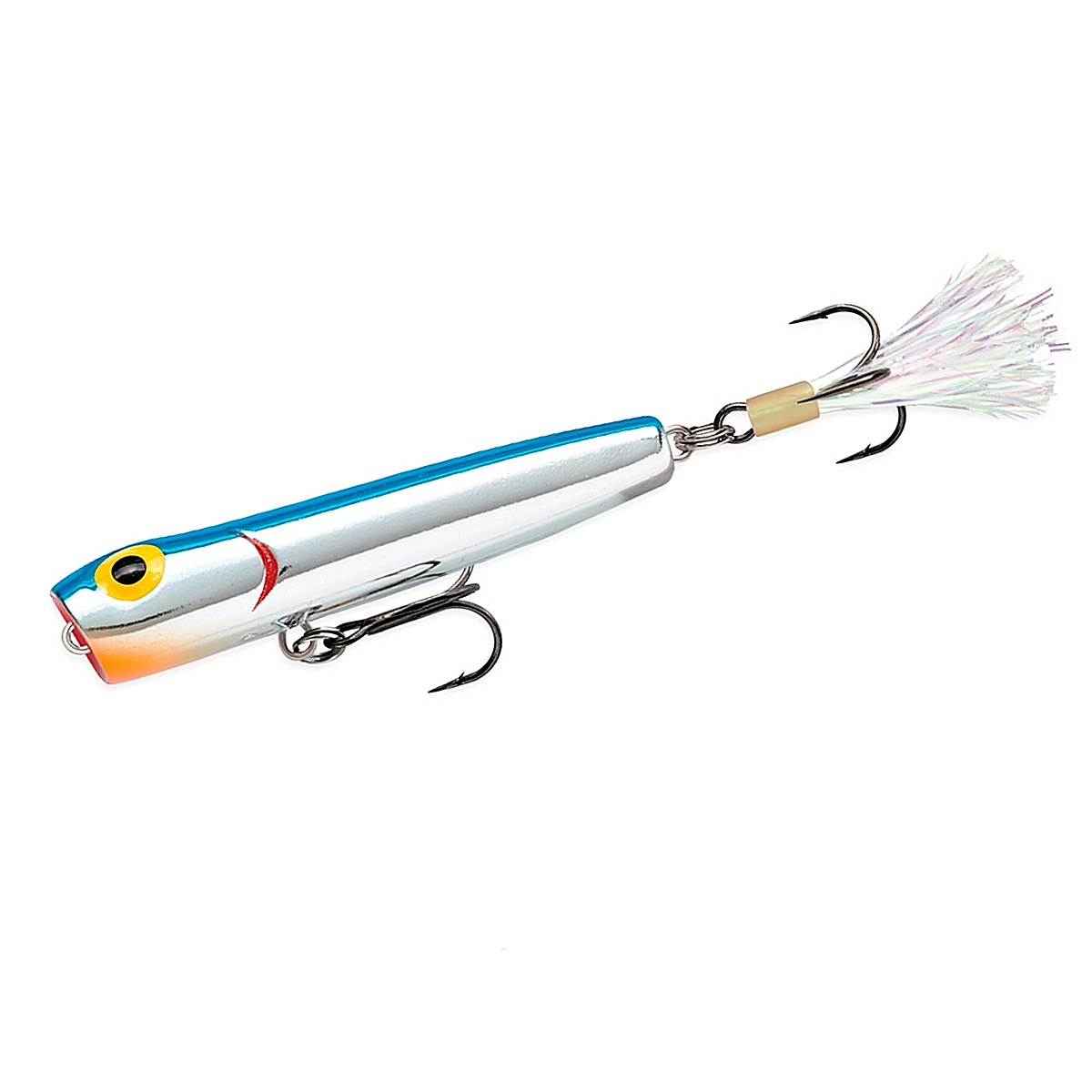 Поппер Storm Chug Bug 2-1/2" 1/4oz 63mm 6g #Metallic Silver/Blue Back