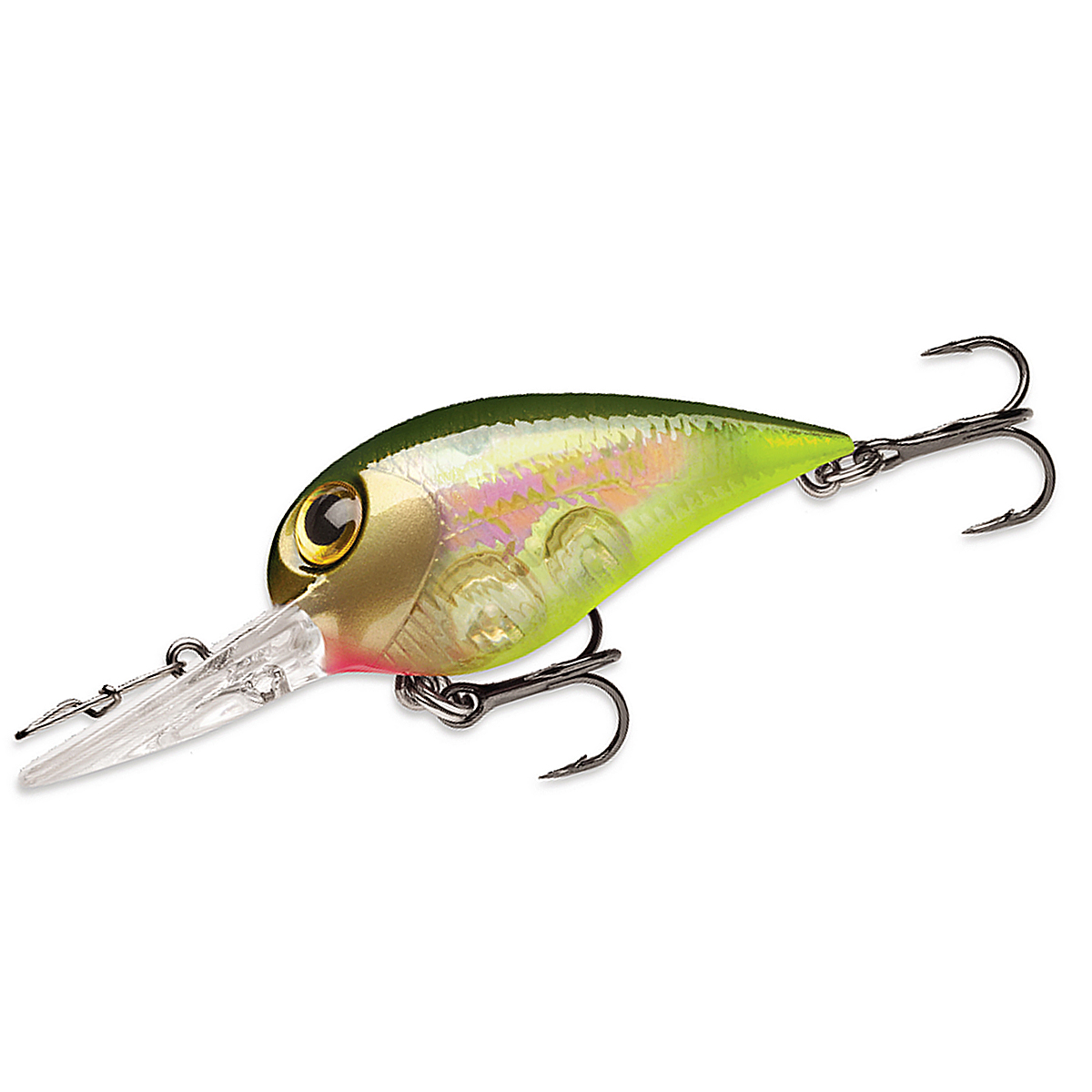 Воблер Storm Wiggle Wart MadFlash 2" 50mm #Olive Chartreuse Glows