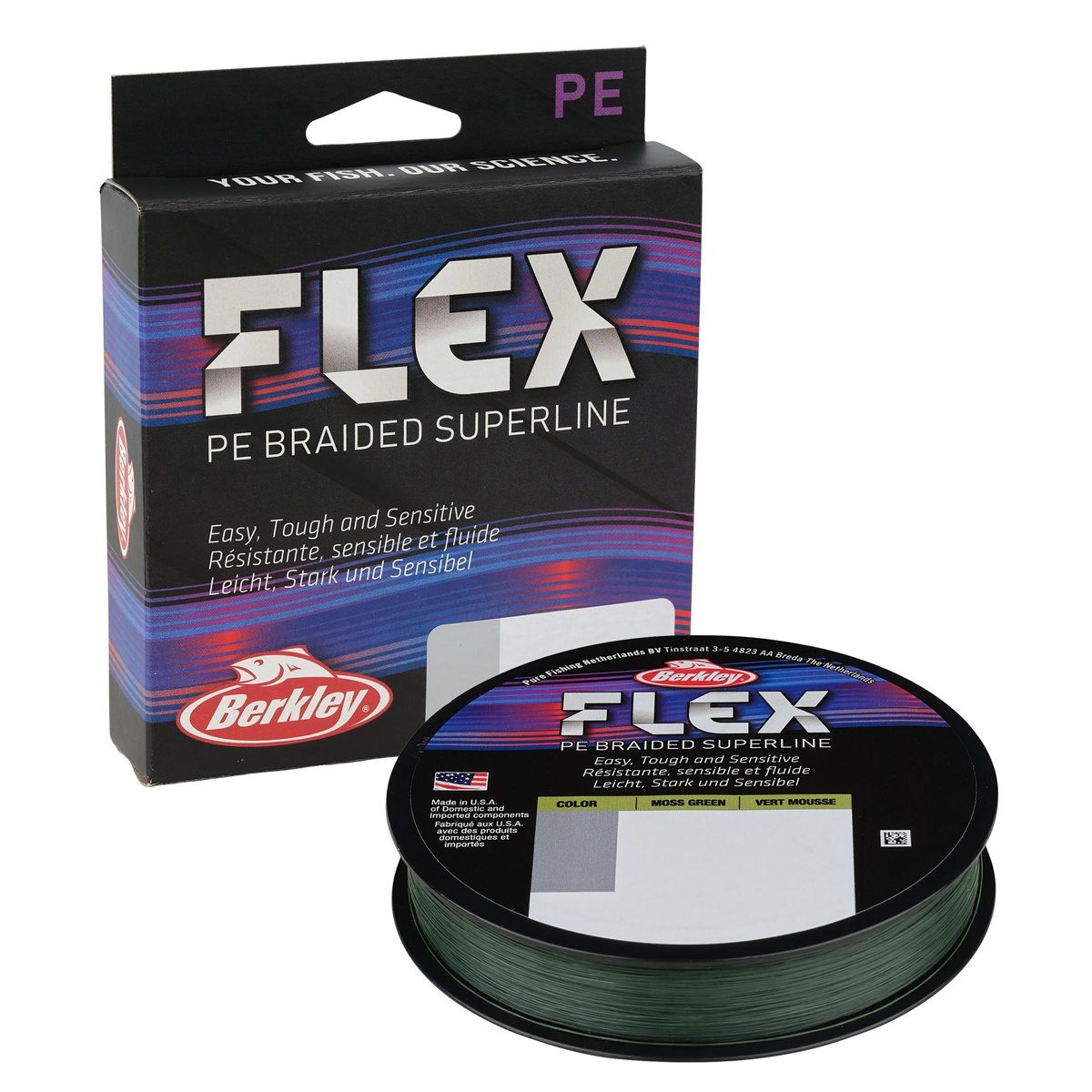 Шнур Berkley Flex EFXBFS8-MGRN 135m 8LB