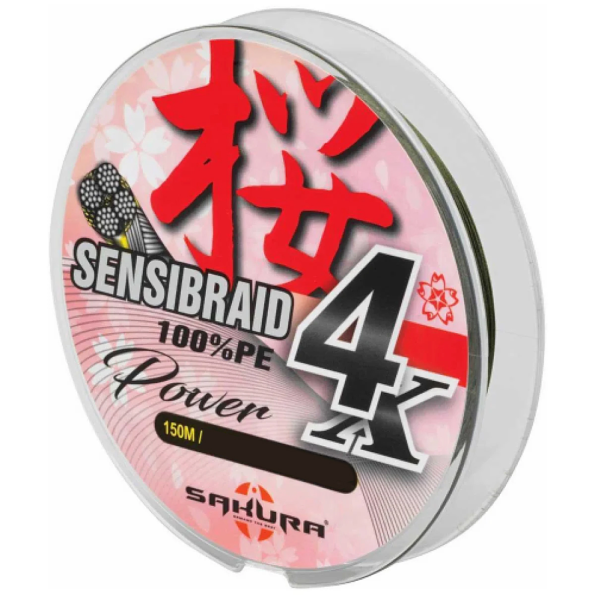 Шнур Sakura Sensibraid 4 Green 150m 10kg #0.14