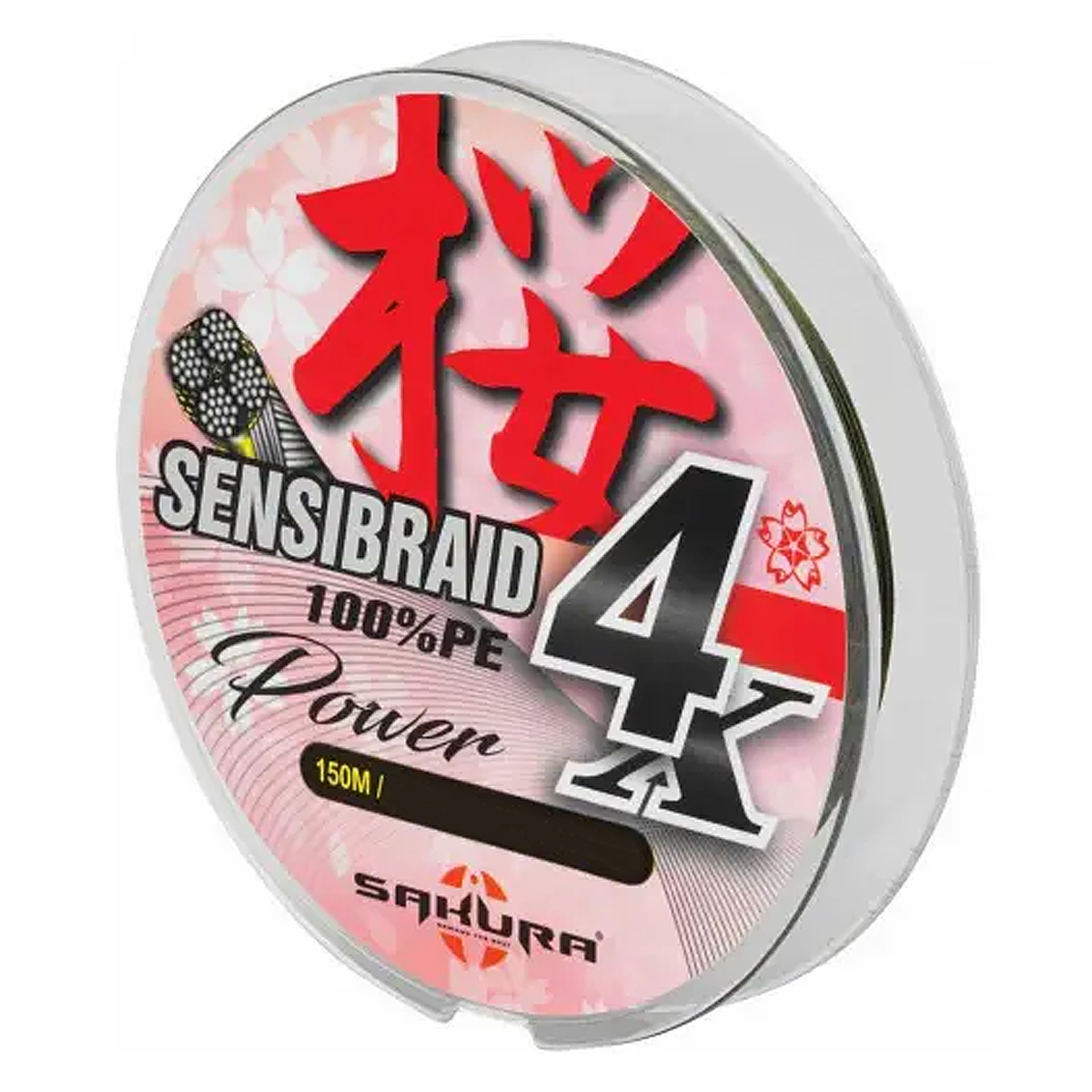 Шнур Sakura Sensibraid 4 Green 150m 14kg #0.20