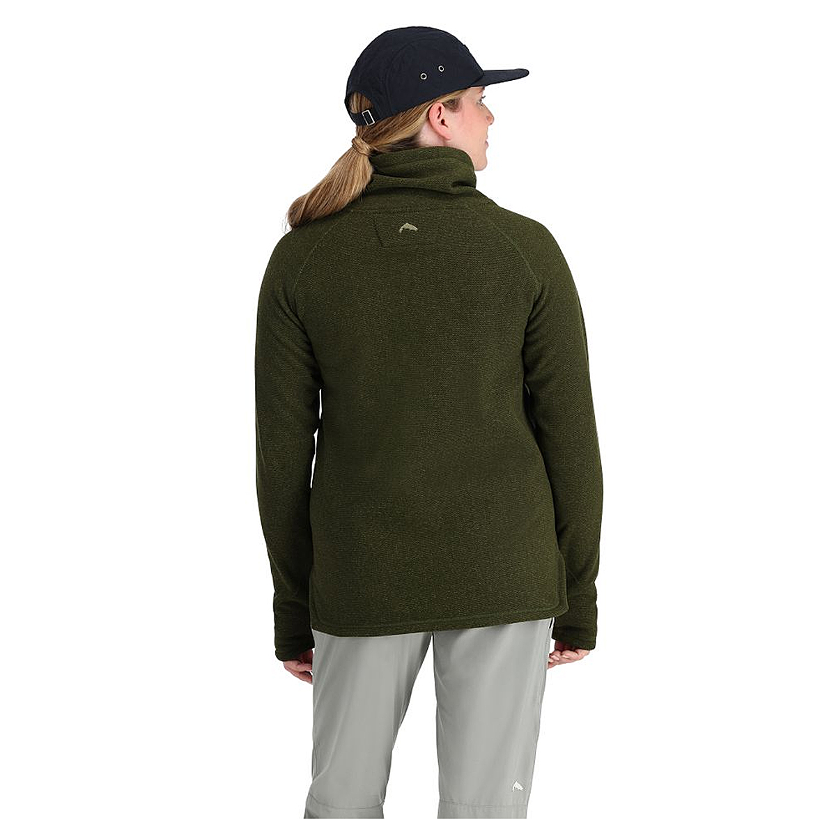 Худи женское Simms Women's Rivershed Sweater Riffle Green Heather S фото 3