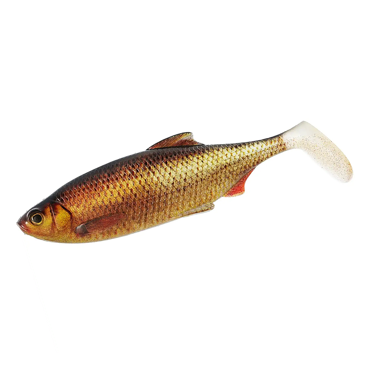 Силикон Westin Ricky the Roach Shadtail 14cm 42g #Clear Rudd