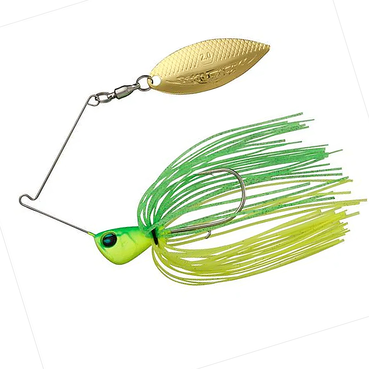 Спиннербейт Daiwa Steez Igla Type Leaf 1/4oz 7g #Lime Chart