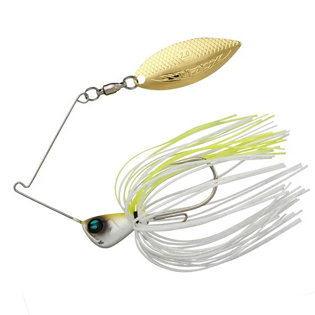 Спиннербейт Daiwa Steez Igla Type Leaf 1/4oz 7g #White Chart