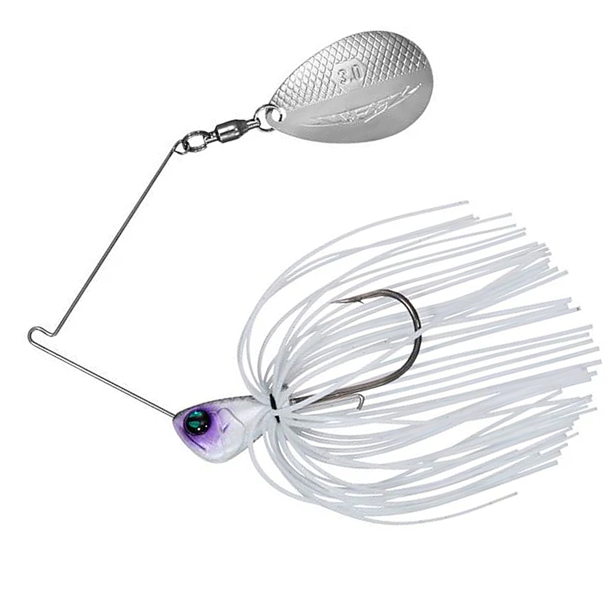 Спиннербейт Daiwa Steez Igla Type Indiana 1/4oz 7g #Silver White