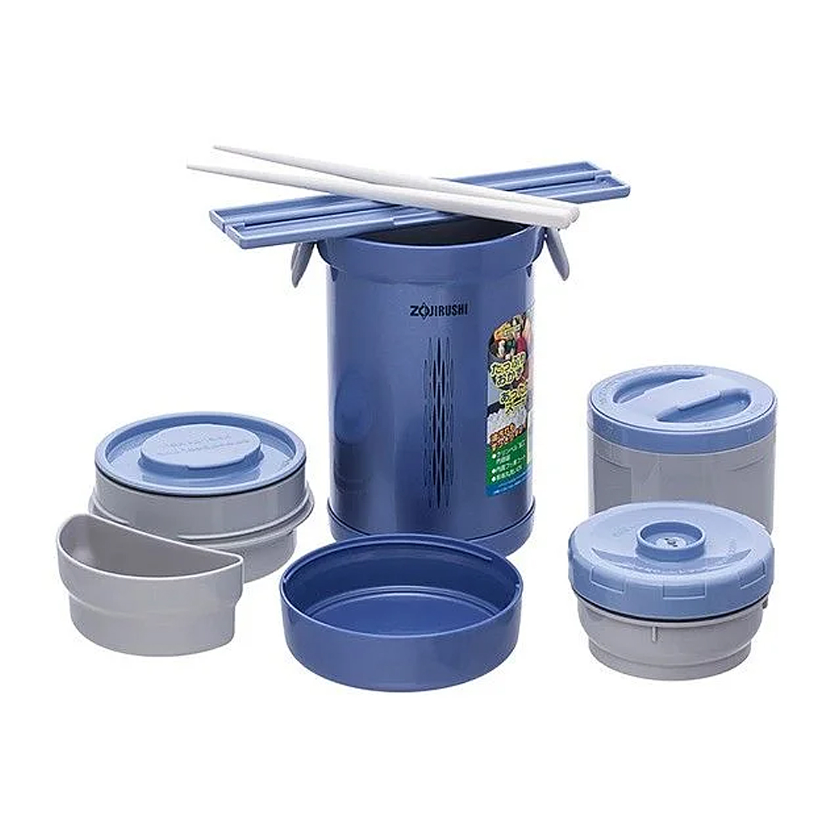 Набір для ланчу Zojirushi SL-NC09AA blue