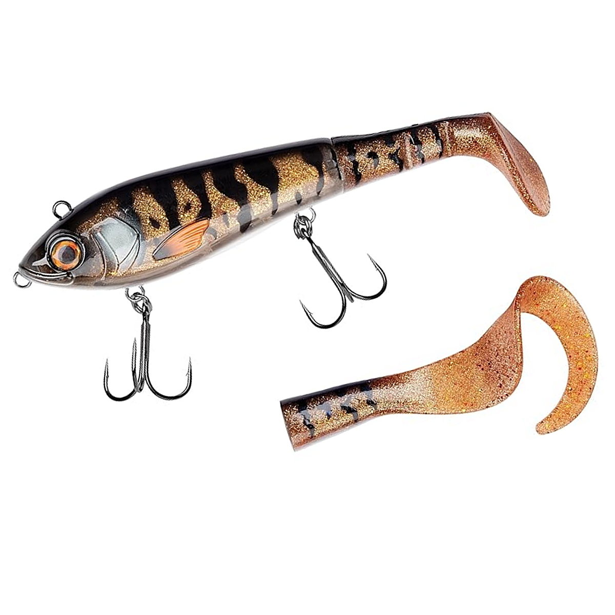 Воблер Abu Garcia Svartzonker McHybrid 165mm 74g #Burbot Motoroil