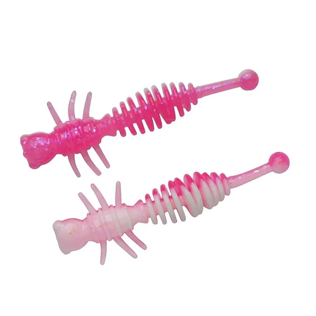 Cилікон Berkley PowerBait Power Larvae 40mm 12pcs #Pink/White