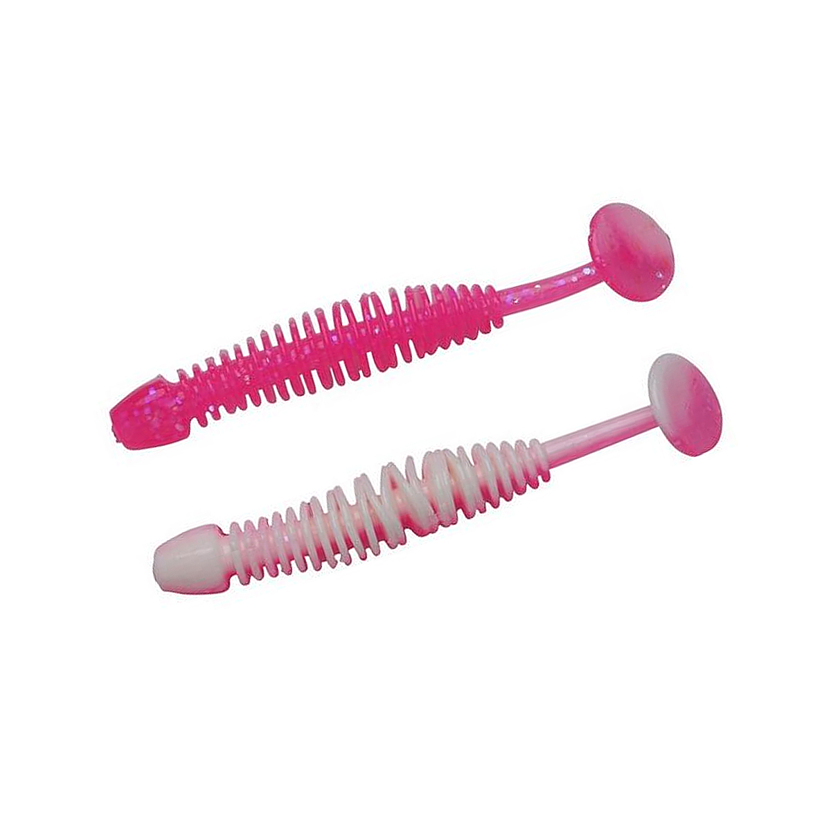 Cилікон Berkley PowerBait Power Leech 60mm 10pcs #Pink/White