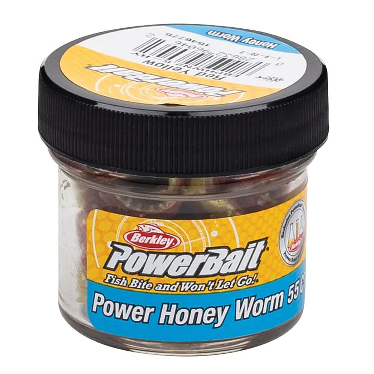 Cилікон Berkley PowerBait Power Honey Worm 25mm 60g #Yellow with Scales фото 2