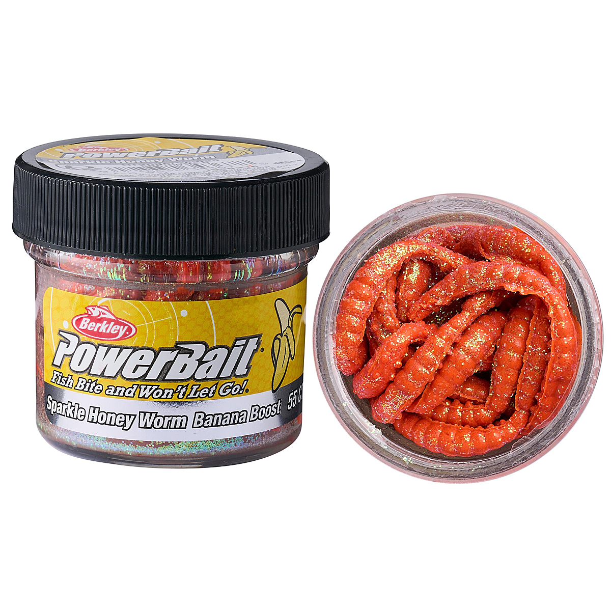 Cилікон Berkley PowerBait Power Honey Worm 25mm 60g #Orange/Scales