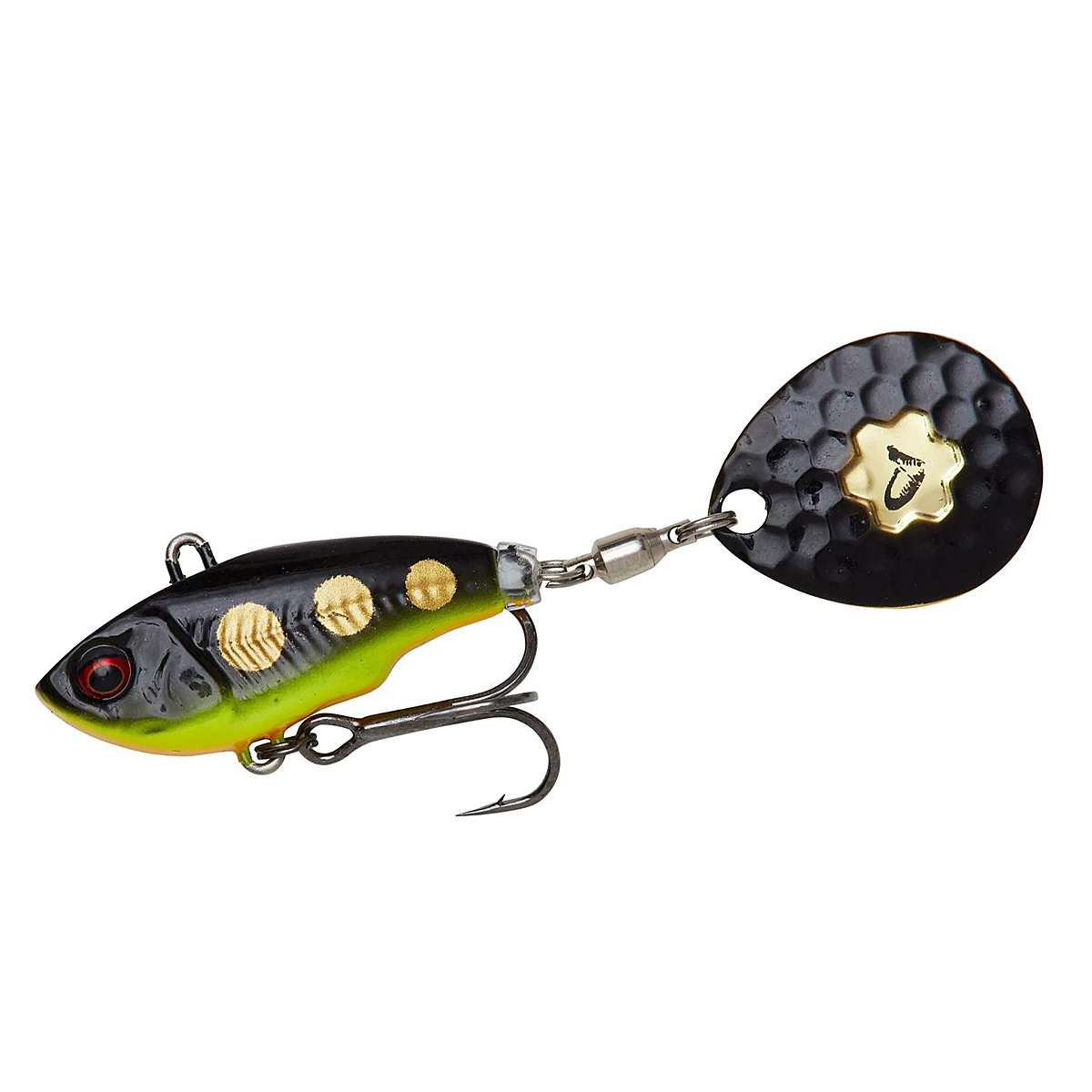 Тейлспінер Savage Gear Fat Tail Spin S 55mm 9g #Black Magic