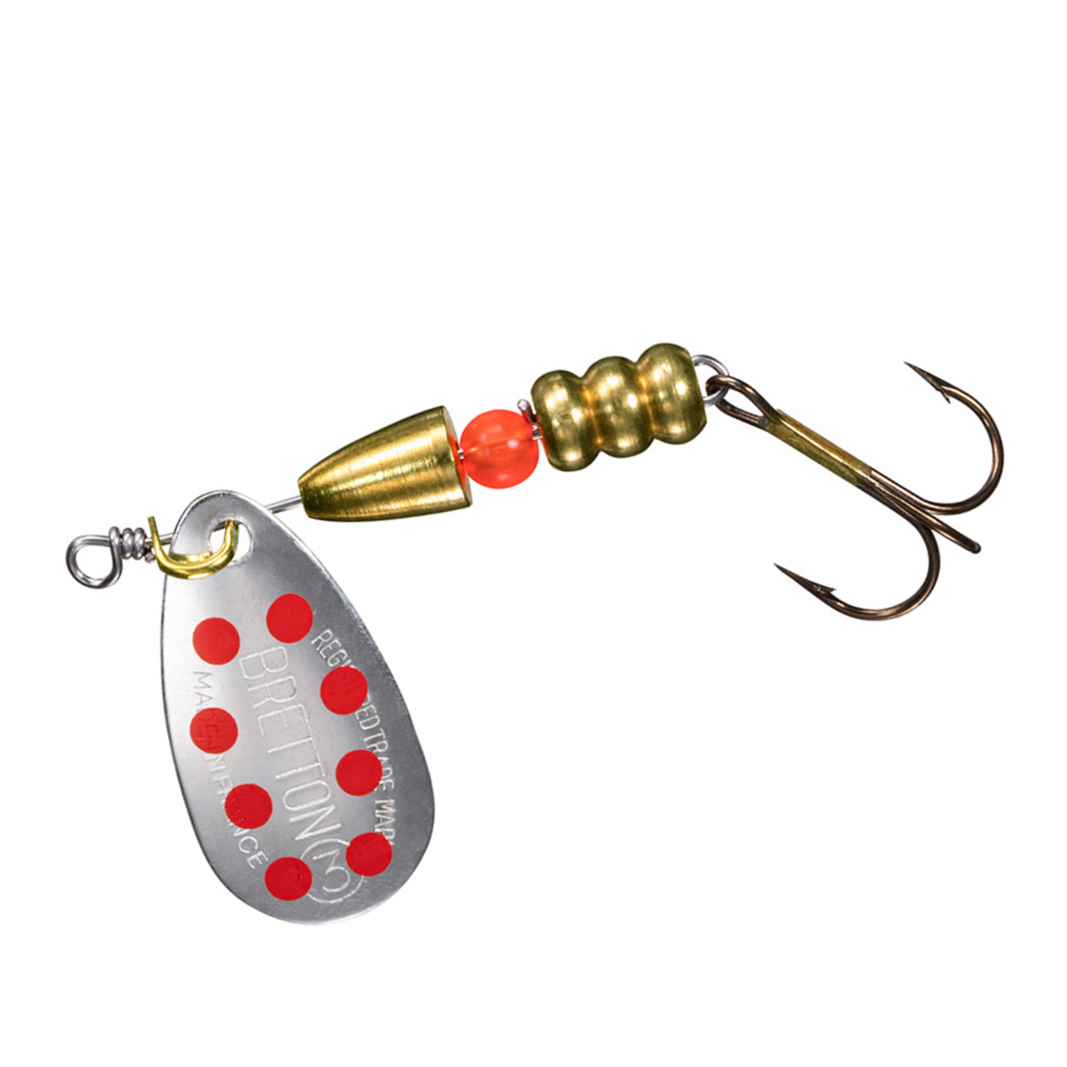 Блешня Daiwa Bretton #1 Red/Silver (2шт)