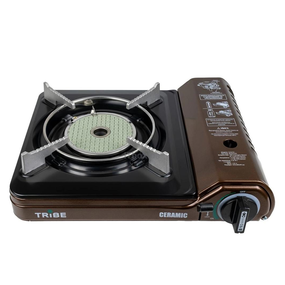 Газова плита Tribe Ceramic T-HD-0004 brown