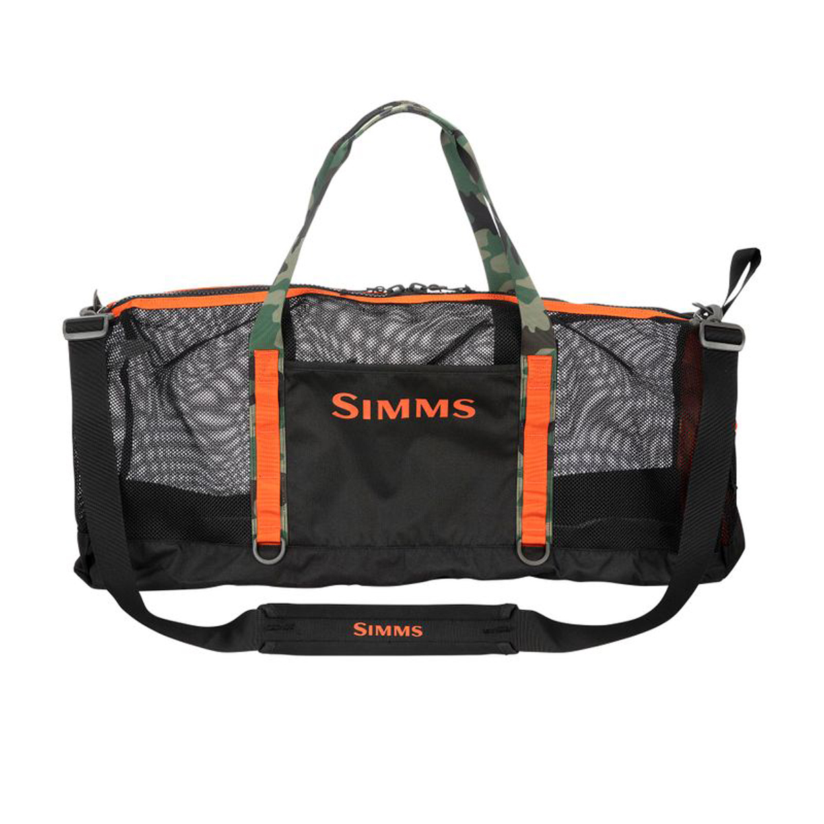 Сумка Simms Challenger Mesh Duffel - 60L Black фото 2