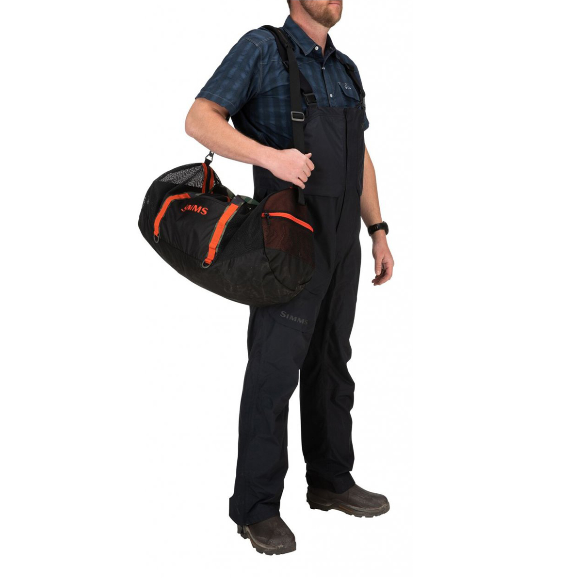 Сумка Simms Challenger Mesh Duffel - 60L Black фото 4