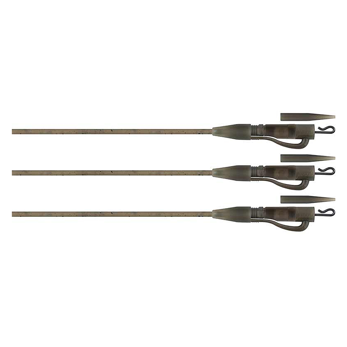 Кліпса Fox Edges Tungsten Tubing Leadclip Ready Rigs Size 7 3pcs