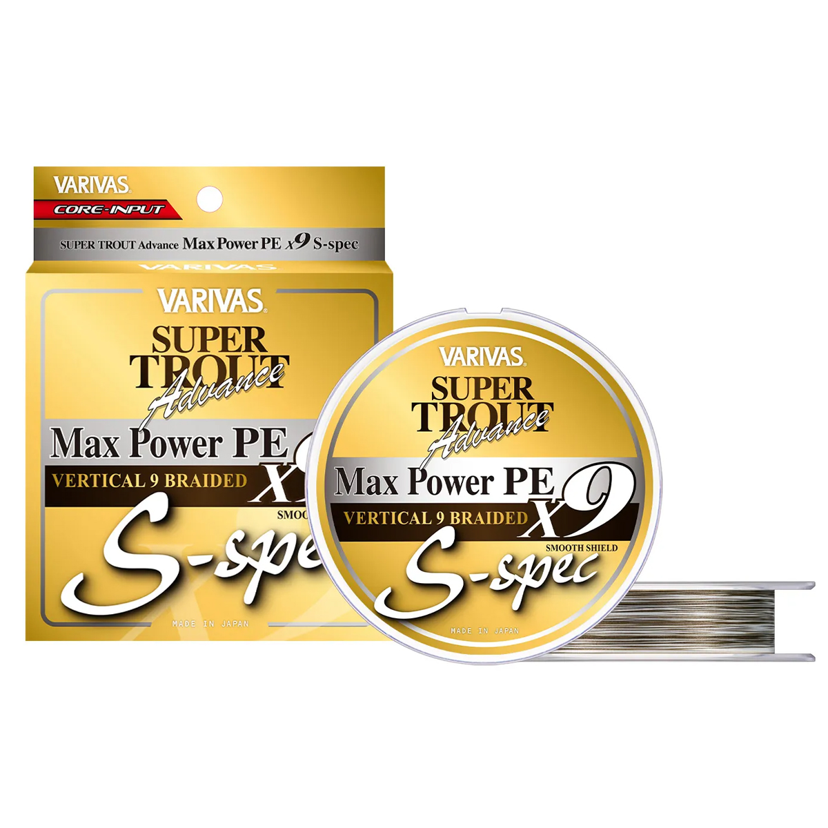 Шнур Varivas Super Trout Advance Max Power PE X9 S-spec 200m 18LB 8.1kg 0.153mm #0.8