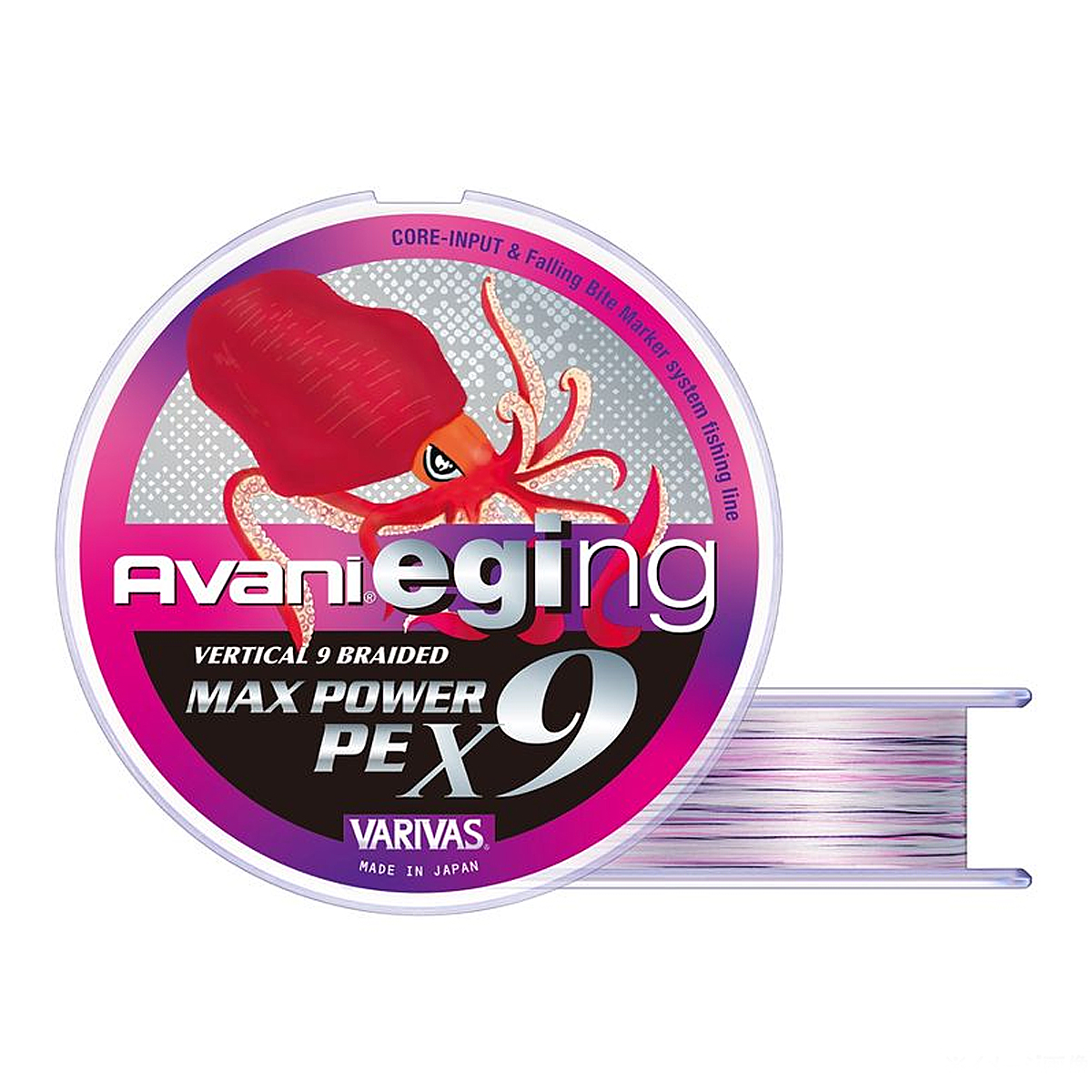 Шнур Varivas Eging Max Power PE X9 200m 14LB 6.3kg 0.128mm #0.6