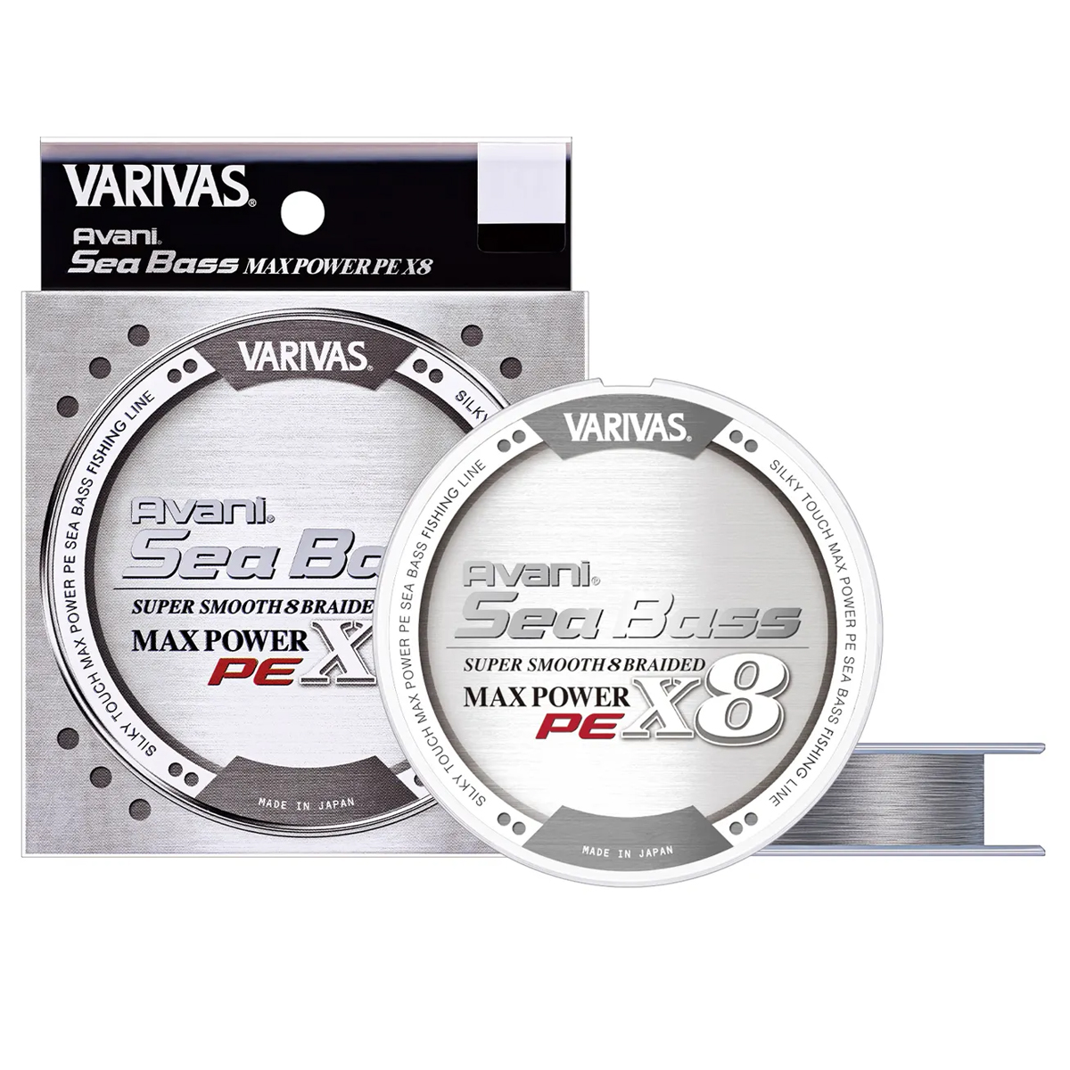 Шнур Varivas SeaBass MaxPower X8 Stealthgray 200m 28.6LB 12.9kg 0.205mm #1.5